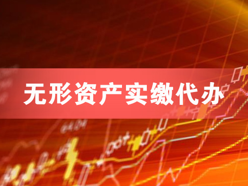 辽阳无形资产实缴资本代办